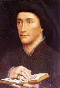 WEYDEN, Rogier van der Portrait of a Man Holding a Book oil painting picture wholesale